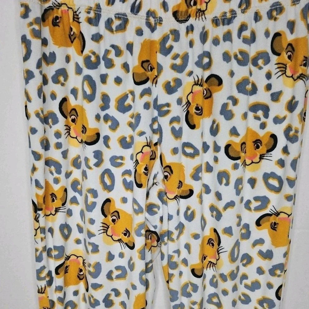 Disney The Lion King Simba 2 Pc Pajama Set Womens Sz XS White‎ Soft Fleece Sleep - Picture 10 of 16